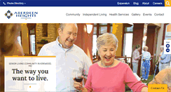 Desktop Screenshot of aberdeenseniorliving.com